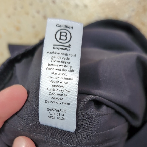 Athleta Black Wide-Leg High-Waist Trouser Pants Size 14 P - Picture 15 of 15